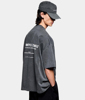 Design Studio T-Shirt. Shot by EQVVS. Side angle model shot.