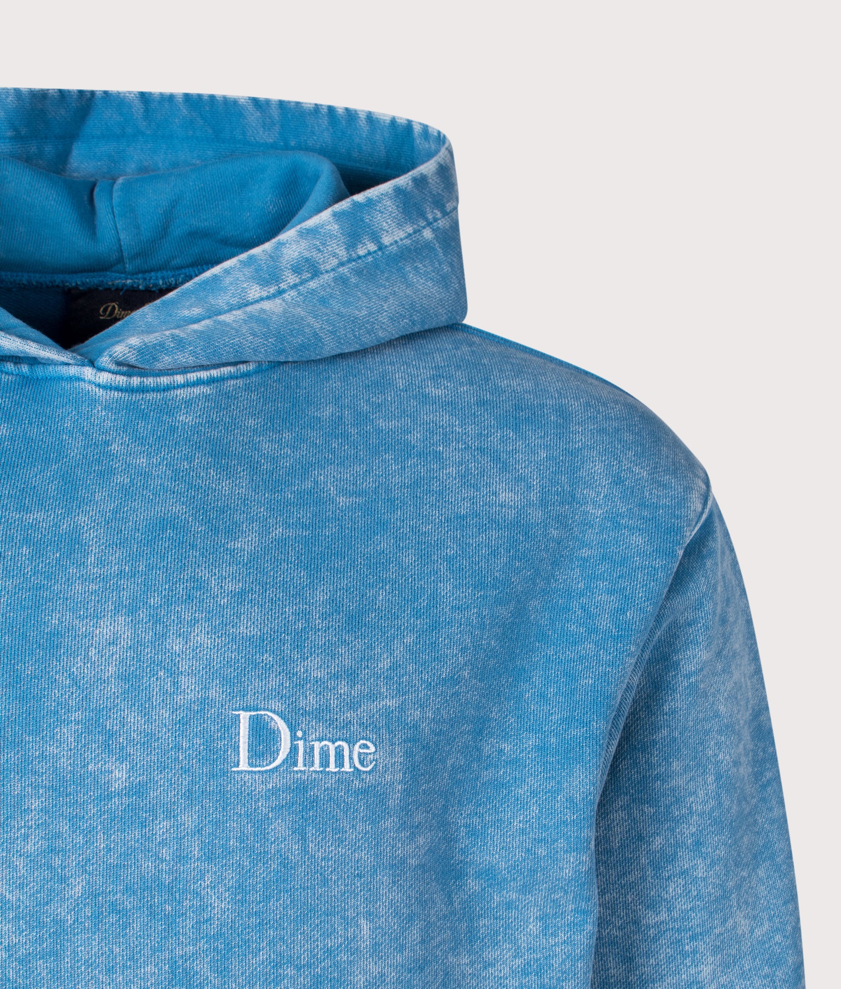 Classic French Terry Hoodie. Shot by EQVVS. Detail shot.