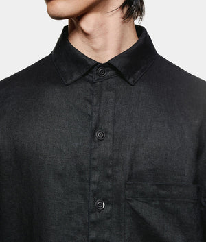 Linen Box Dress Shirt