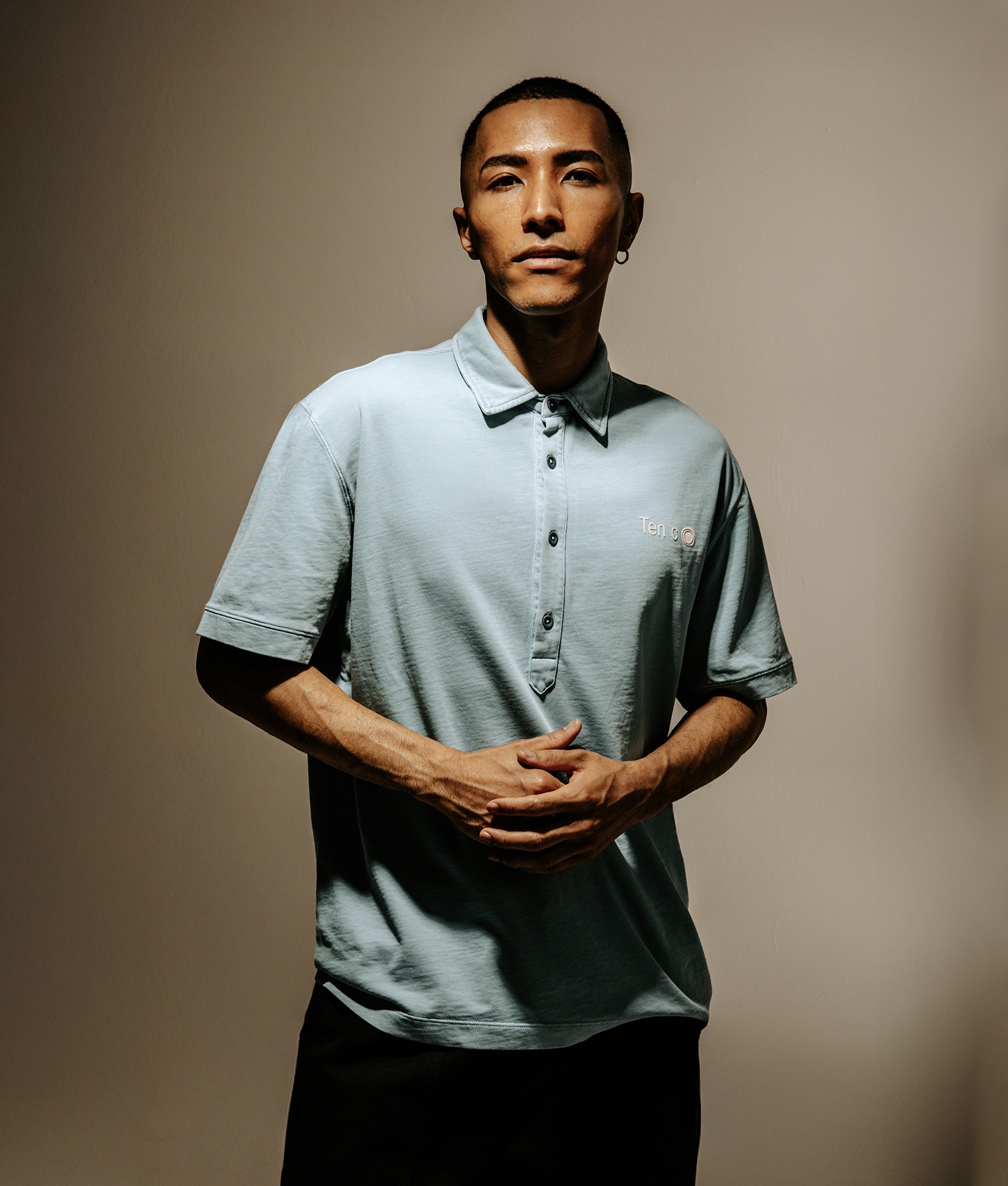 Mineral Garment Dyed Polo Shirt