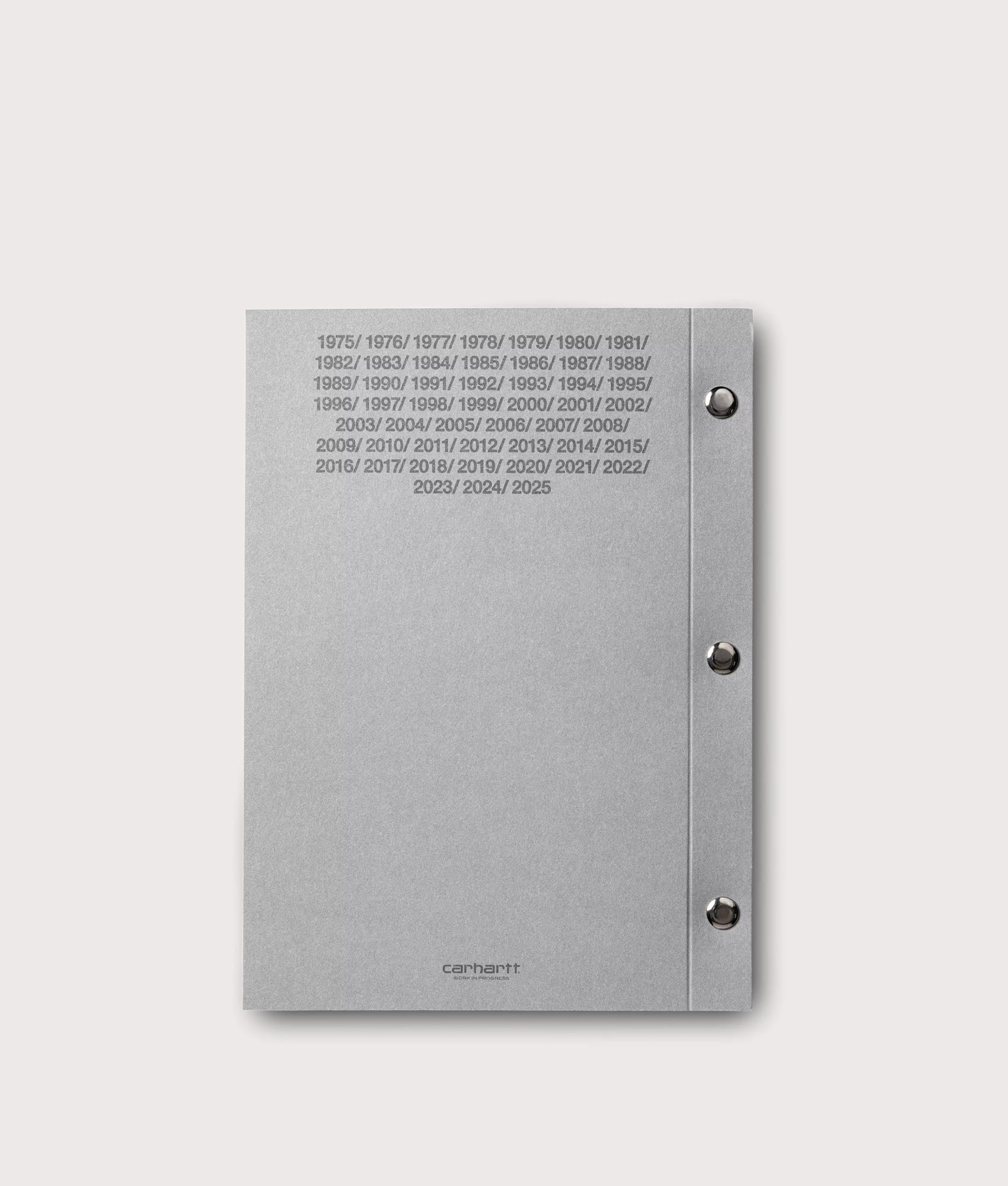 Carhartt WIP Sedimental Works Book at EQVVS Menswear. Back shot.