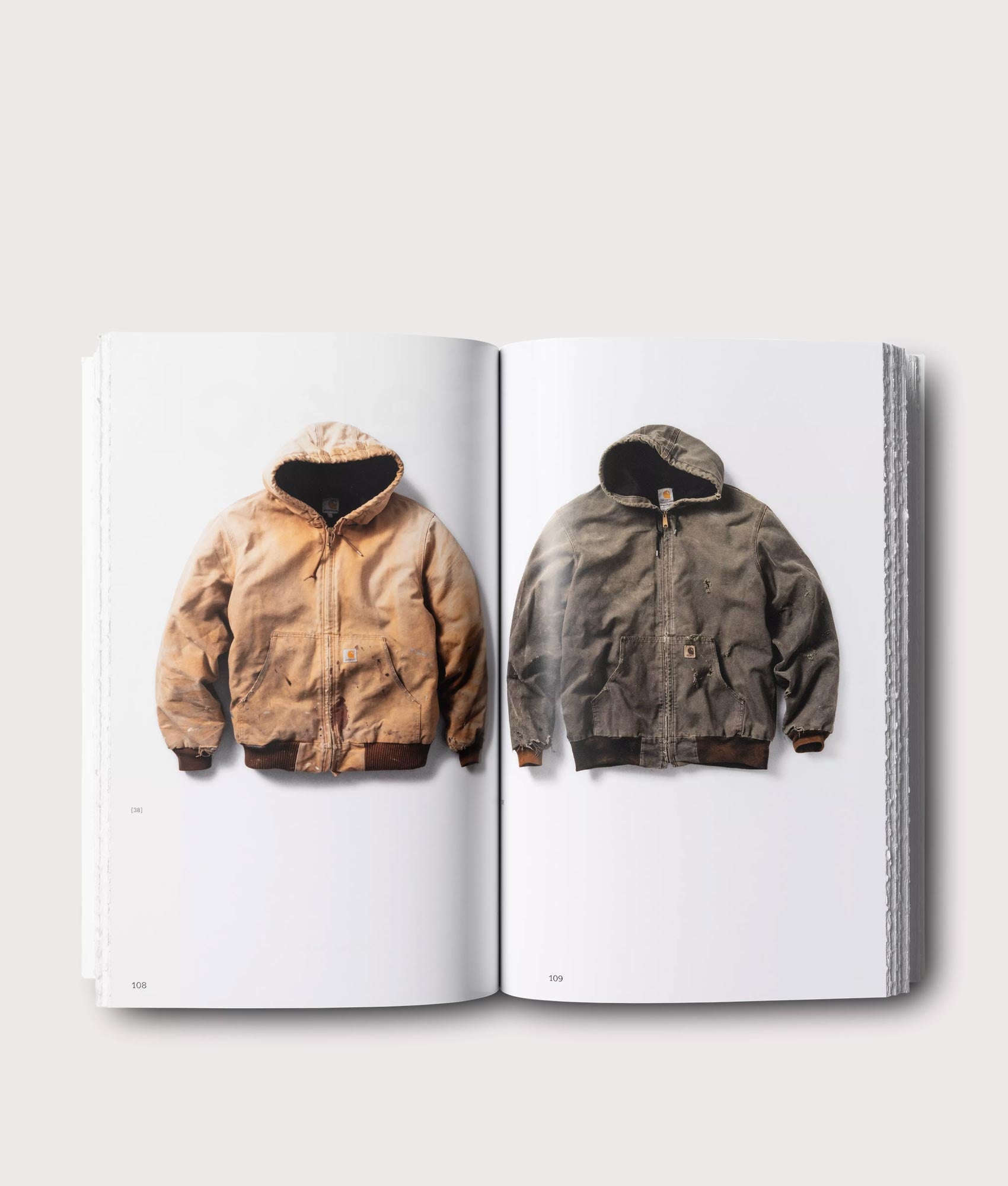 Carhartt WIP Sedimental Works Book at EQVVS Menswear. Open shot.