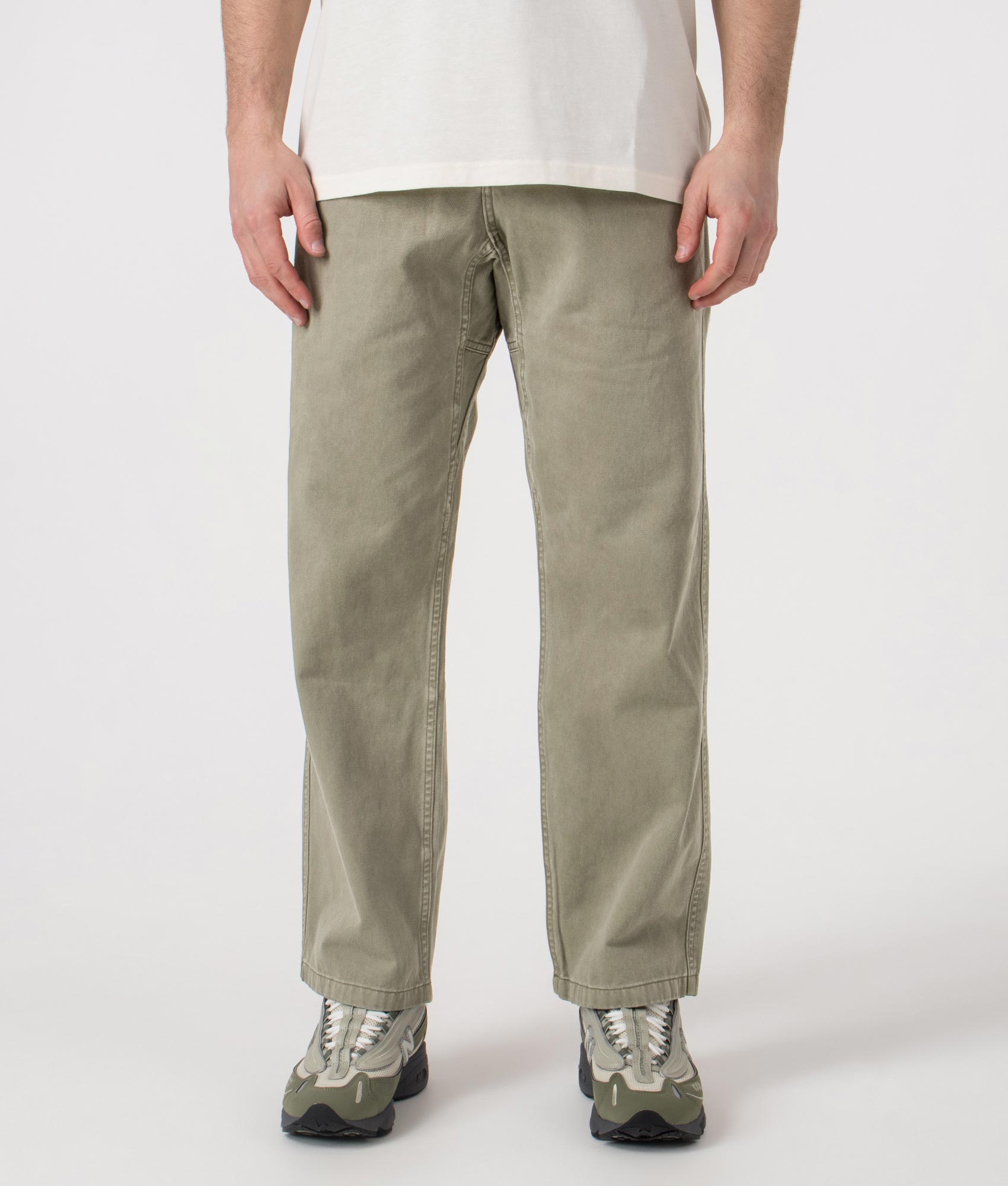 Straight Fit Gramicci Pants. Shot by EQVVS. Front shot.