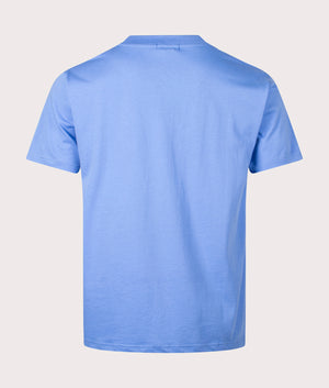 Munson T-Shirt in True Blue by Dime MTL. EQVVS Back Angle Shot.