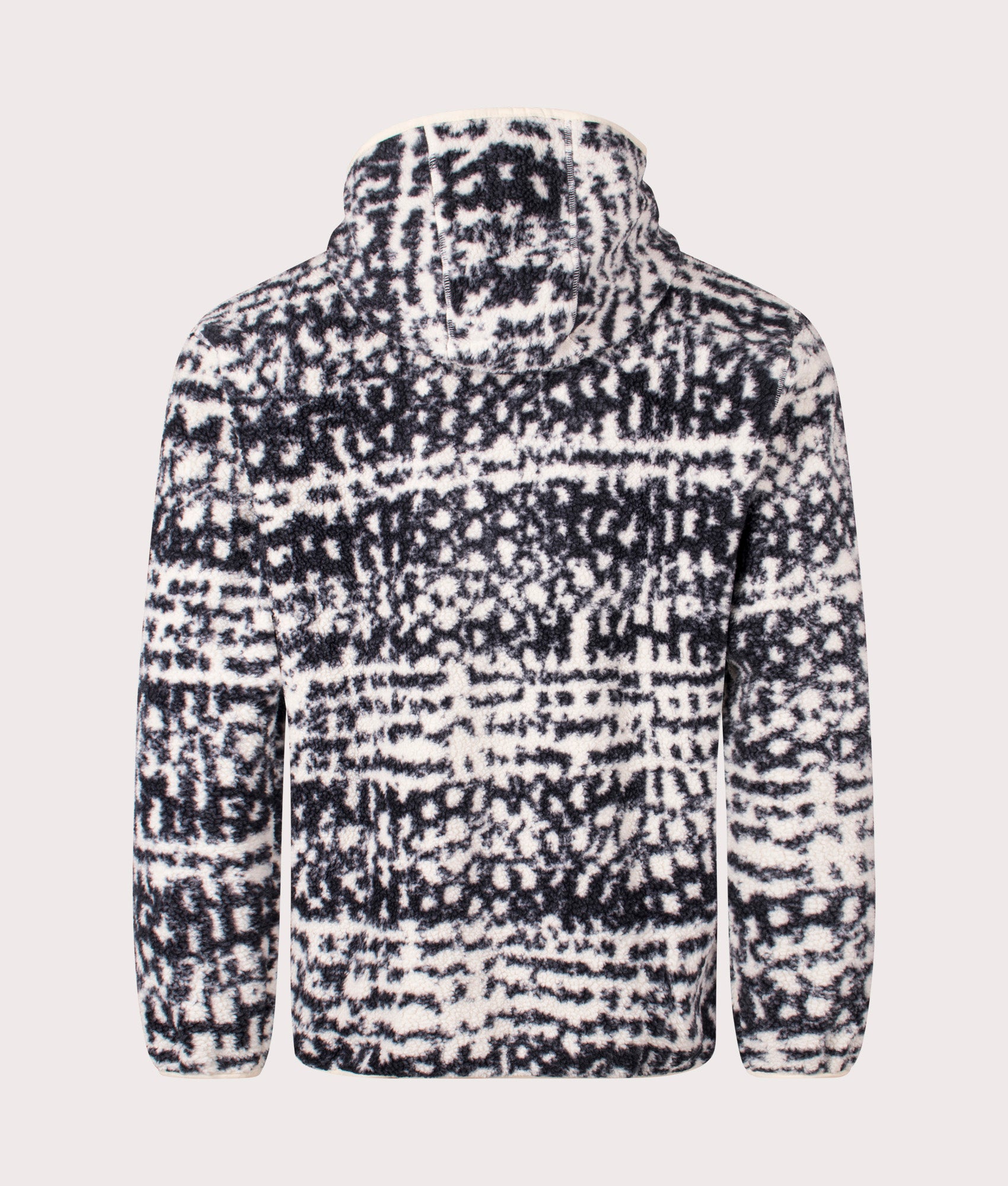 Columbia, Helvetia II Printed Hoodie, black strippled, EQVVS Menswear, back photo shot