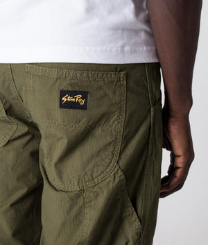 Painter Pants, Olive, Stan Ray, EQVVS, Detail