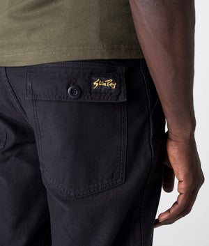 Fatigue Pants, Black, Stan Ray, EQVVS, Detail 
