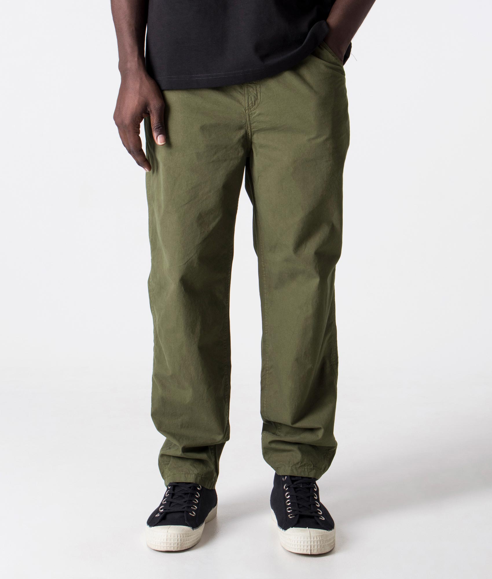 Stan Ray Rec Pants, Olive Poplin, EQVVS, fRONT