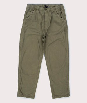 Stan Ray Rec Pants, Olive Poplin, EQVVS, Flat