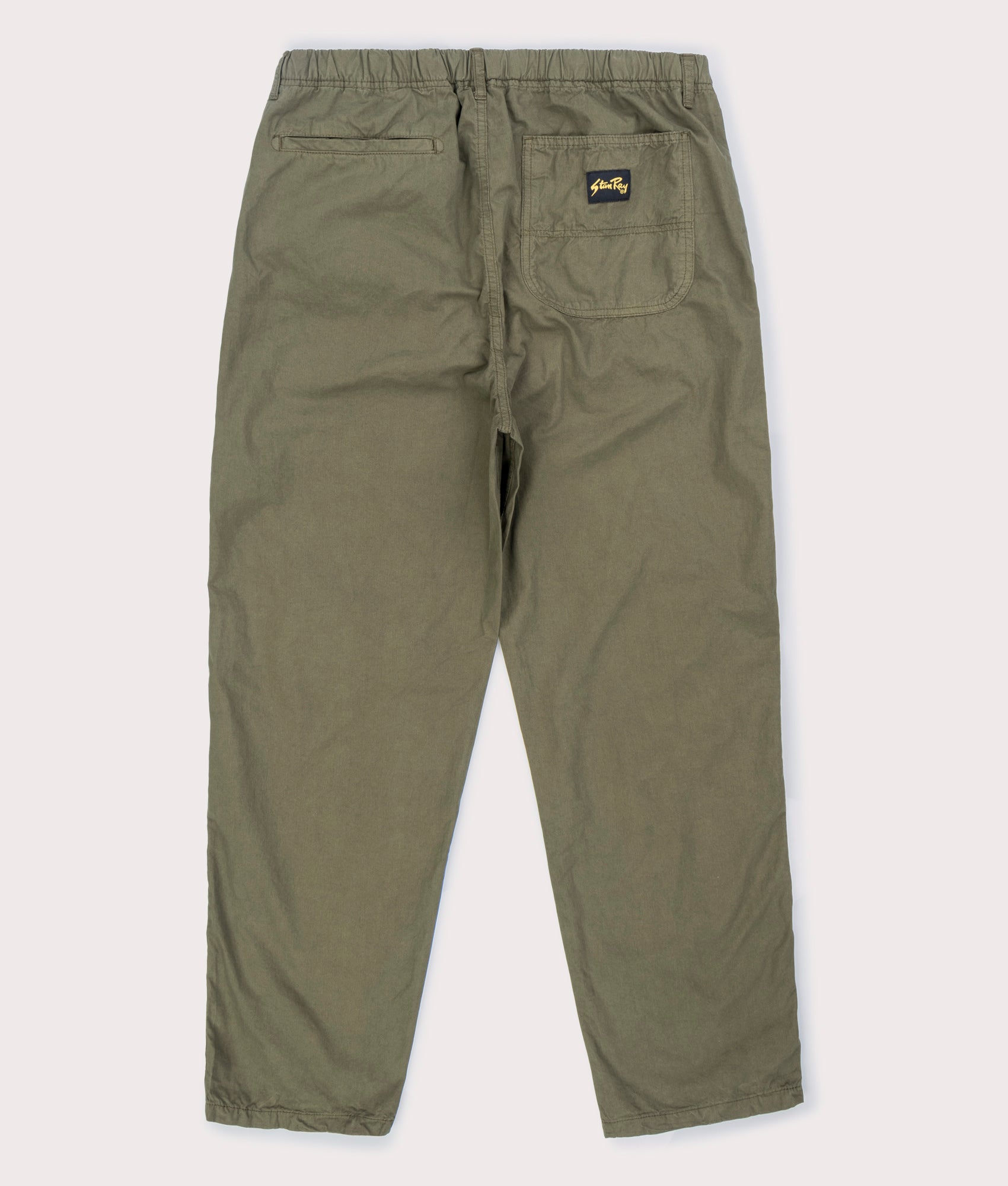 Stan Ray Rec Pants, Olive Poplin, EQVVS, Flat