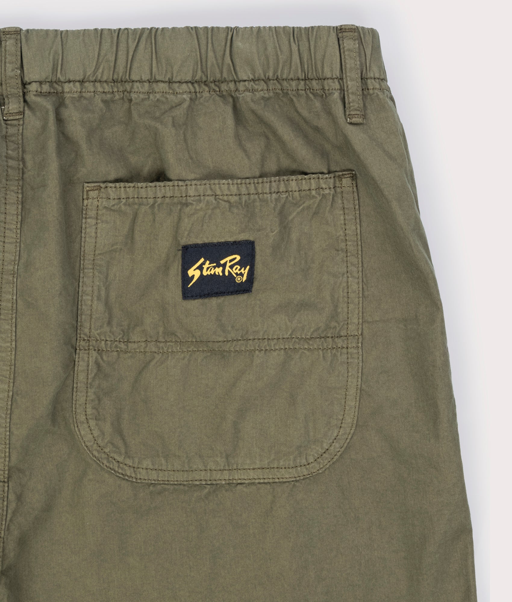 Stan Ray Rec Pants, Olive Poplin, EQVVS, Flat
