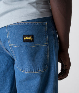 90's Baggy Jeans, Stan Ray, Stonewashed Denim, EQVVS, Detail