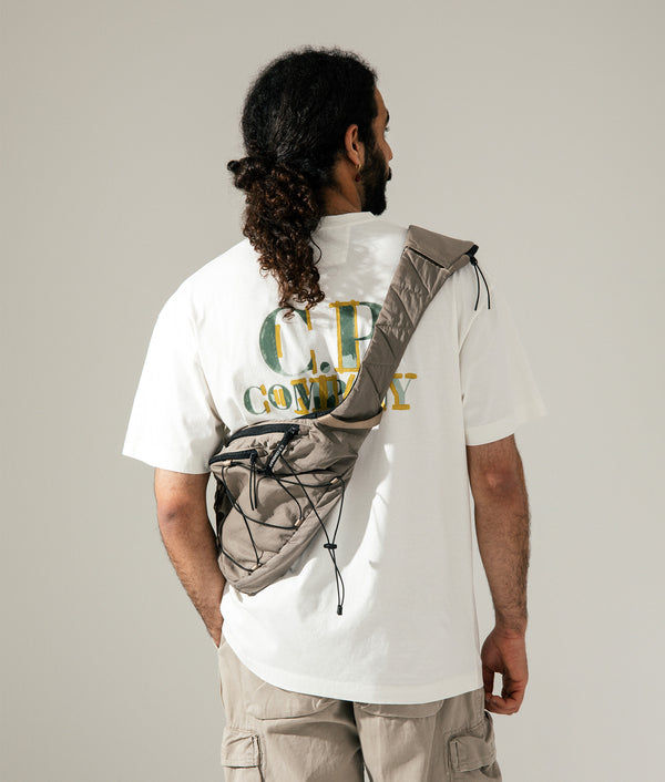 CP COMPANY｜ (Nylon B Crossbody Bag (18CMAC114A 005269G Nylon B Crossbody Rucksack in Black | C.P. Company | EQVVS