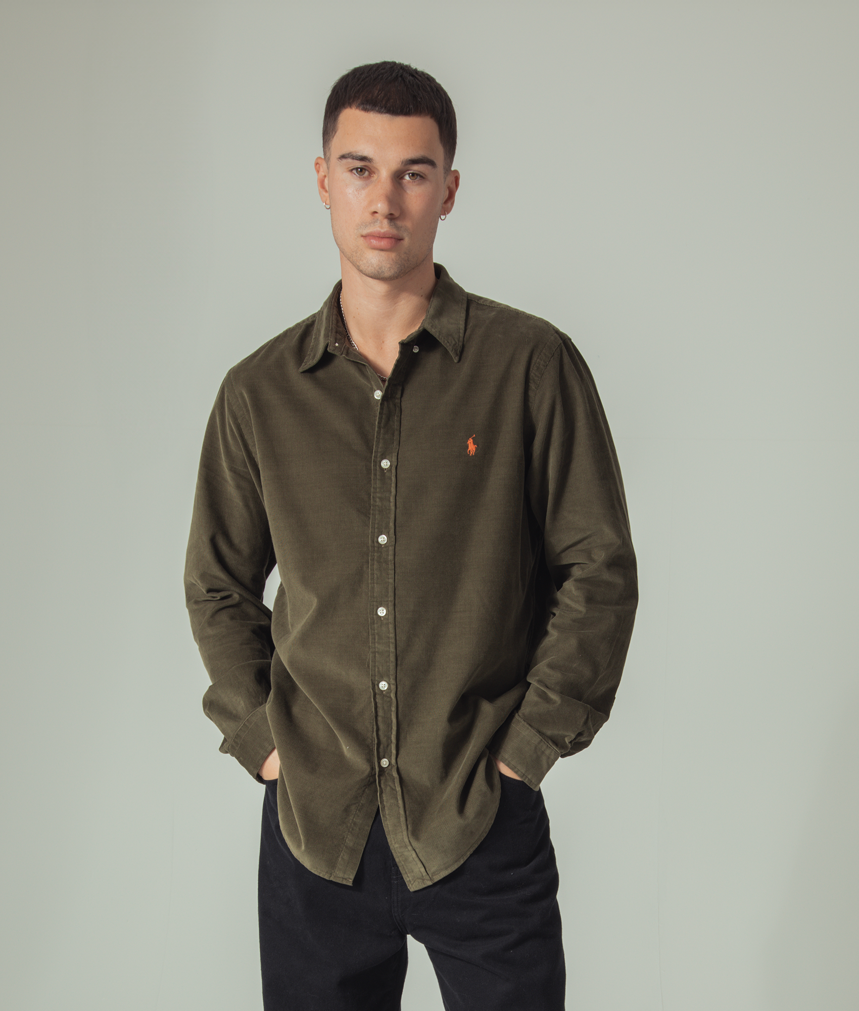 Custom Fit Corduroy Shirt