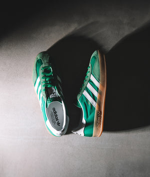 Gazelle Indoor Trainers in Green | adidas Originals | EQVVS Gazelle Indoor Trainers in Green | adidas Originals | EQVVS