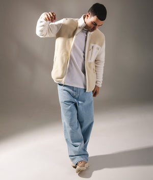 Yumiori Full Zip Fleece Sweatshirt by The North Face in Gravel. Shot by EQVVS. Campaign shot.