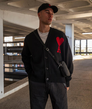 AMI - ADC Cardigan - Black - EQVVS - Campaign