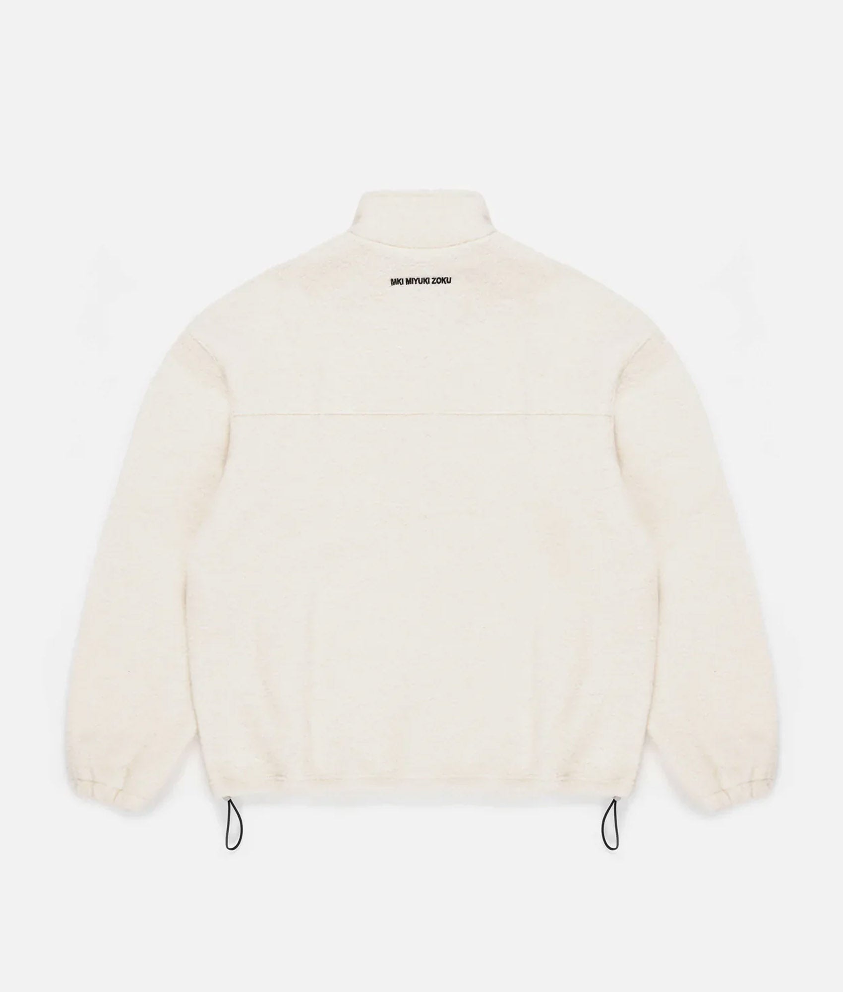 Oversized Fit Boucle Quarter Zip Sweatshirt