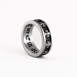 Stainless Steel Cross Ring