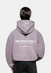 Oversized Design Studio Hoodie: Pigment Raisin 