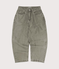 Baggy Denim Pants: Sage 