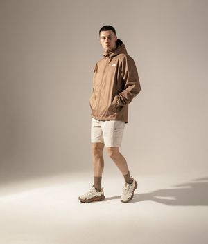 The North Face Quest Jacket in Latte brown. Shot By EQVVS. Campaign Shot.