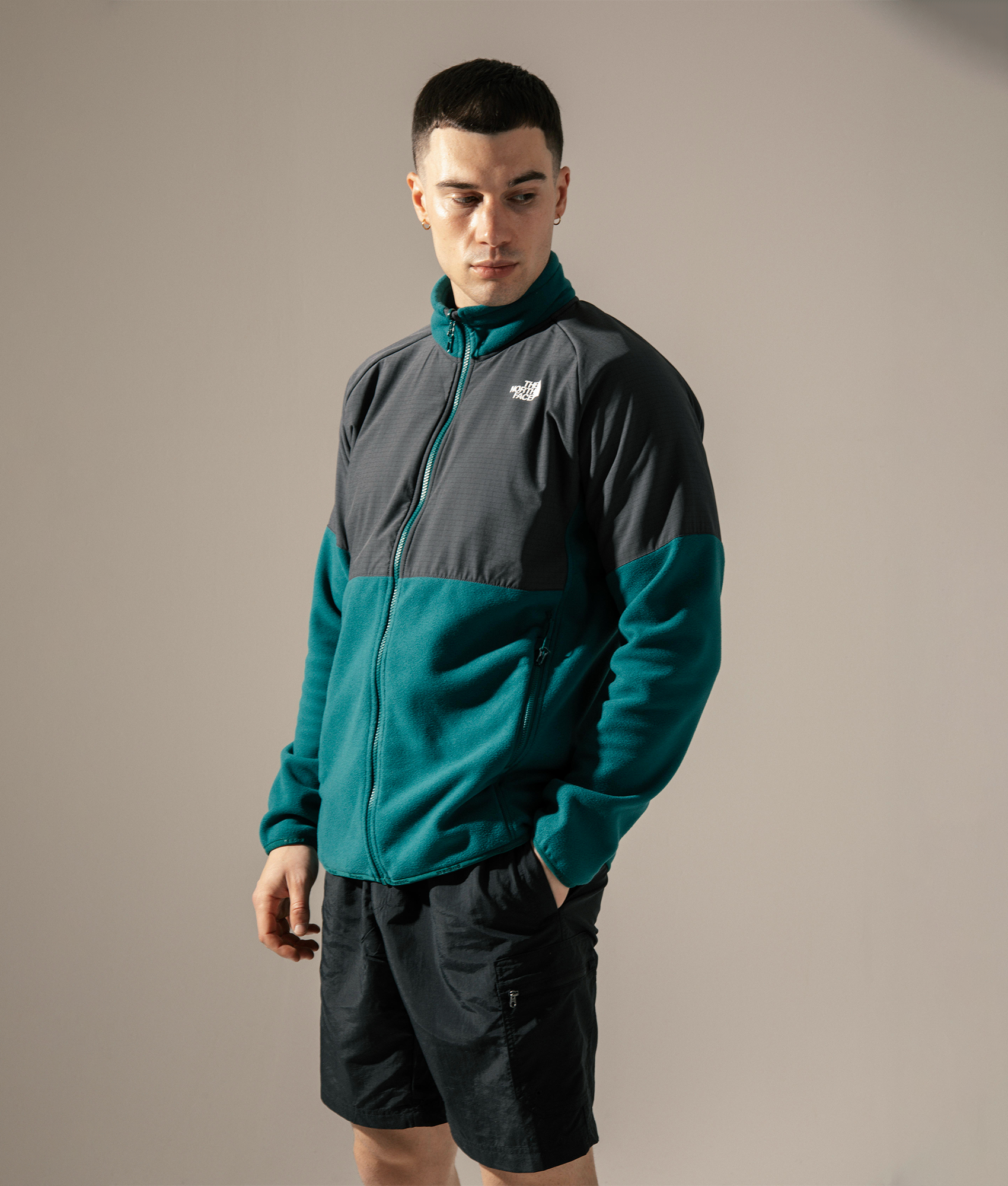 Glacier Heavyweight Zip Through Fleece. Shot by EQVVS. Campaign Shot.