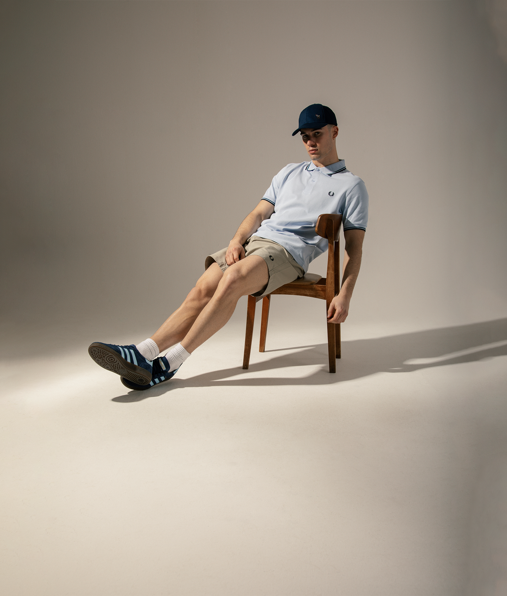 Twin Tipped Fred Perry Polo Shirt.. Shot by EQVVS. Campaign Shot.