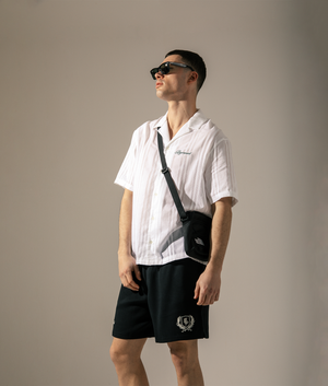 Oversized Embroidered Bowling Shirt. Shot by EQVVS. Campaign Shot.
