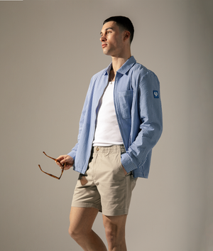 Channel Overshirt. Shot by EQVVS. Campaign Full Shot.