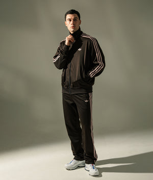 Loose Fit Firebird Track Top in Coffee | adidas Originals | EQVVS