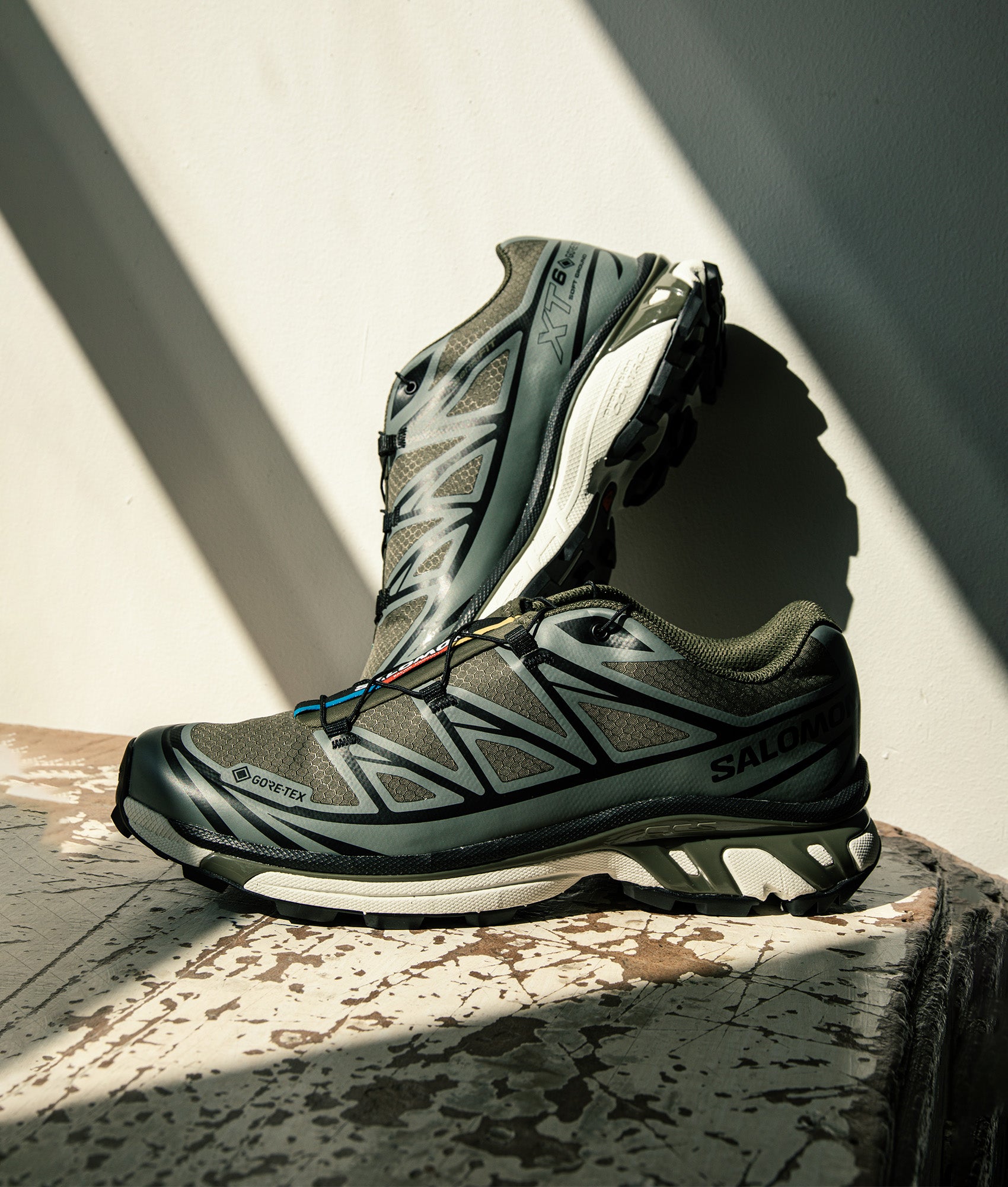 XT-6 GTX Sneakers. Shot by EQVVS. Campaign shot.