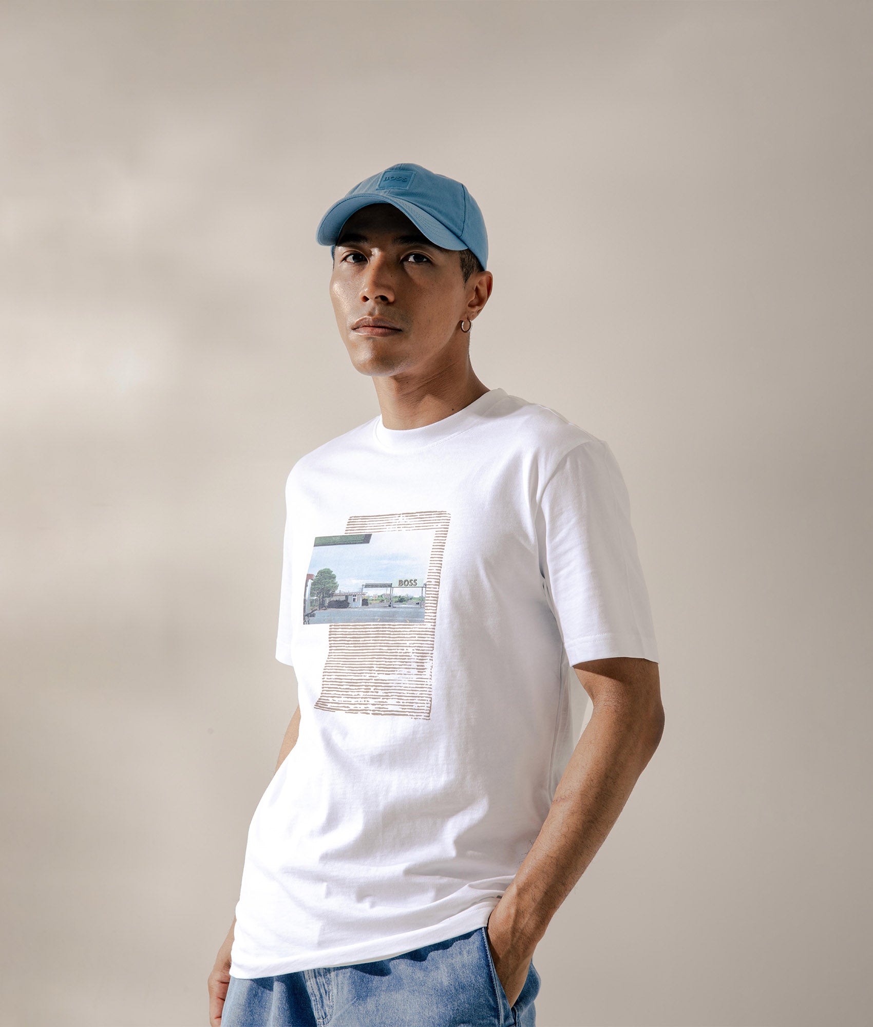 Ontheway T-Shirt. Shot by EQVVS. Campaign Shot.