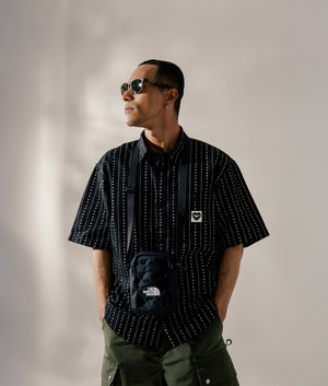Relaxed Fit Short Sleeve Drewe Shirt. Shot by EQVVS. Campaign shot.