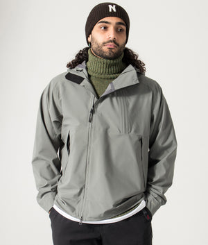Waterproof Shell Jacket Green - Norse Projects. Model shot. 