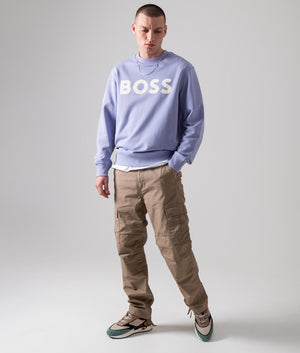 Relaxed-Fit-WeBasicCrew-Sweatshirt-Light/Pastel-Purple-BOSS-EQVVS