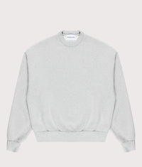 Oversized 800 GSM Superweight Sweatshirt: Grey 
