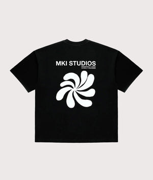 Abstract T-Shirt in Black | MKI Miyuki Zoku | EQVVS