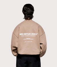 Oversized Design Studio Crewneck Sweatshirt: Mushroom 