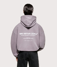 Oversized Design Studio Hoodie: Pigment Raisin 