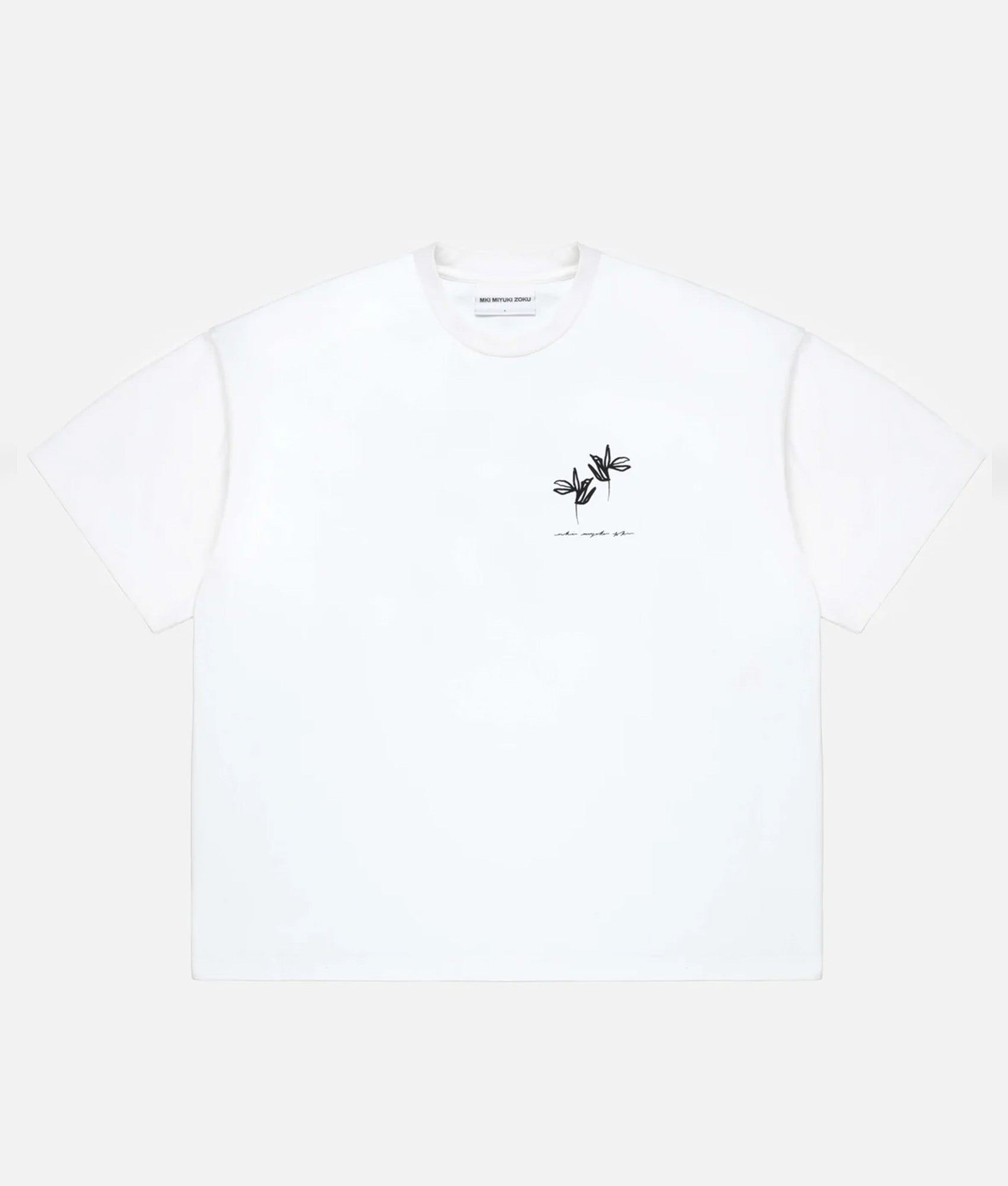 Ink Flower T-Shirt. Shot by EQVVS. Flat front shot.