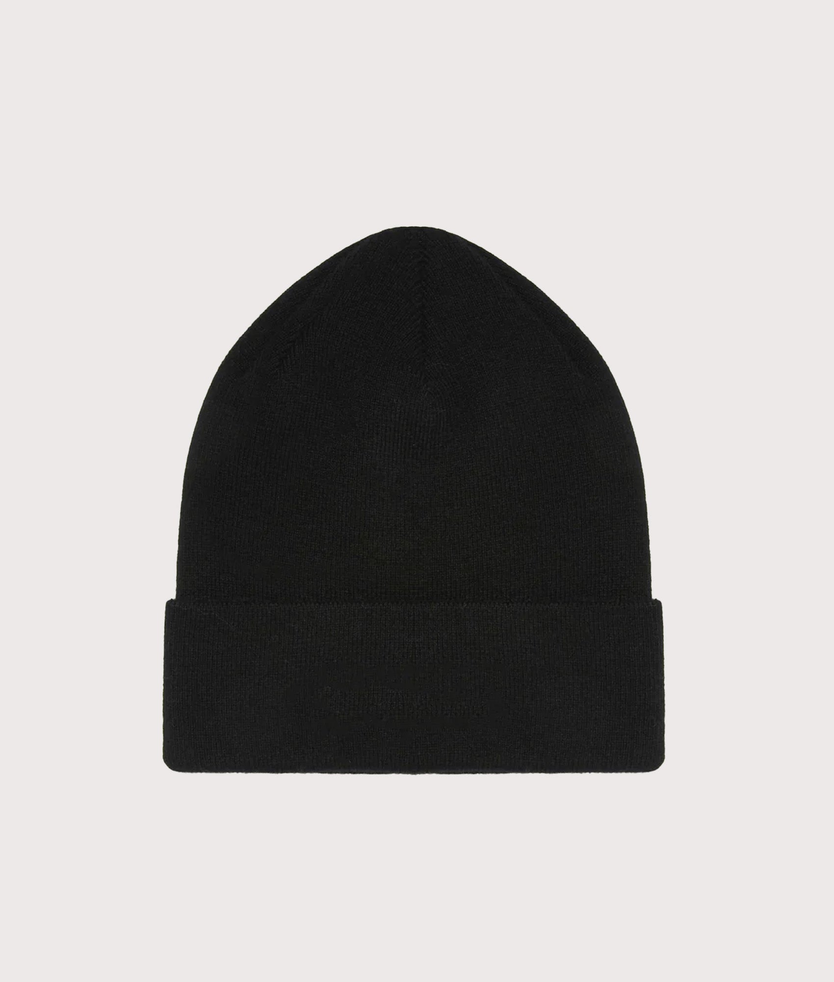 MKI Embroidered Merino Beanie Black | MKI Miyuki Zoku | EQVVS