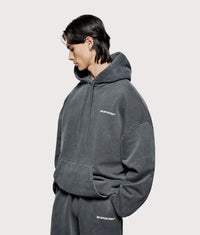 Oversized Uniform Hoodie: Pigment Black 