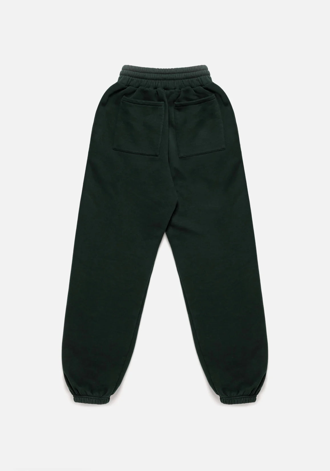 MKI Miyuki Zoku Uniform Joggers in Green. Shot at EQVVS.  Flat shot. 