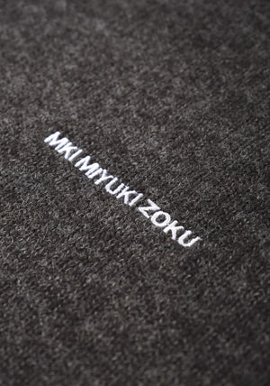 Oversized Fit Mohair Blend Knit Hoodie