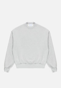 Oversized 800 GSM Superweight Sweatshirt: Grey 