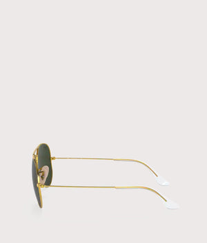 Aviator-Large-Metal-Sunglasses-Polished-Gold-Green-Lens-Ray-Ban-EQVVS
