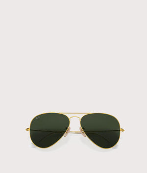 Aviator-Large-Metal-Sunglasses-Polished-Gold-Green-Lens-Ray-Ban-EQVVS