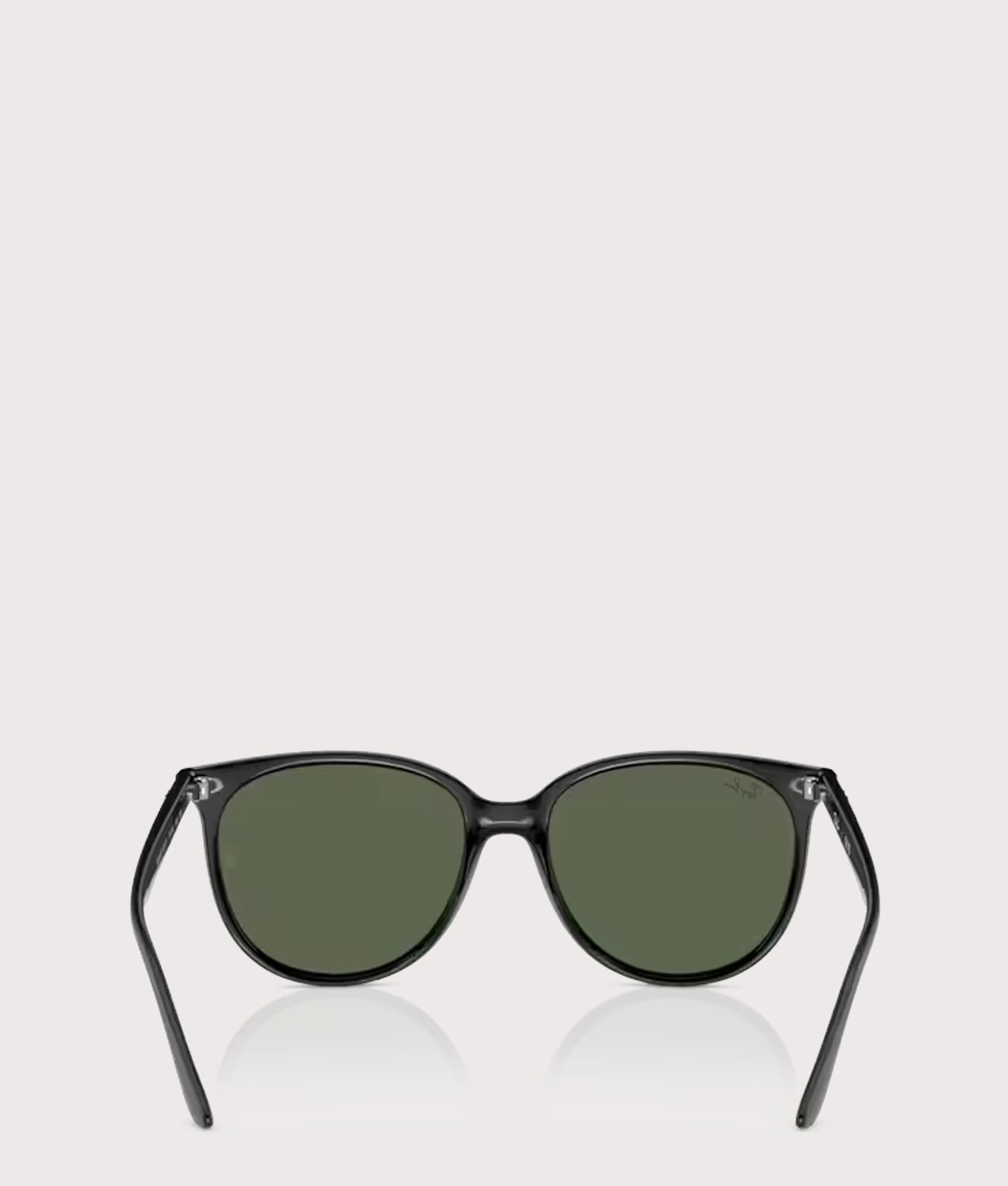 Ray-Ban-4378-Sunglasses-Polished-Black-Dark-Green-Lens-Ray-Ban-EQVVS