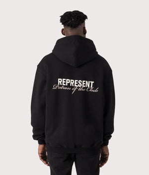 Patron Of The Club Hoodie Black | REPRESENT | EQVVS